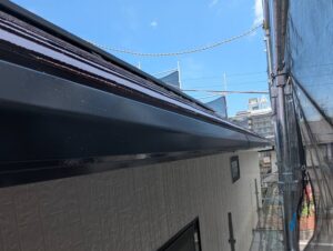 北九州市八幡区 T様邸 雨樋塗装 施工完了後の仕上がり｜施工事例