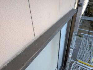 北九州市Y様邸 サッシ廻り コーキング劣化部分