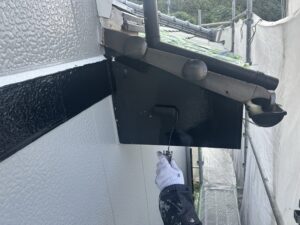 北九州市Y様邸 破風 上塗り1回目