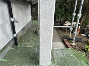 北九州市Y様邸 外壁補修 完了後 平滑仕上げ面