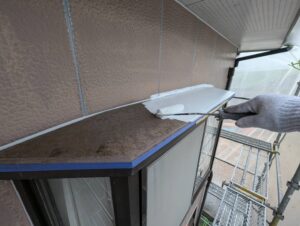 北九州市Y様邸 小庇 錆止め