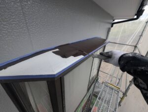 北九州市Y様邸 小庇 中塗り