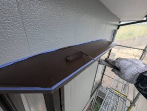 北九州市Y様邸 小庇 上塗り