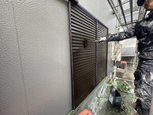 北九州市Y様邸 雨戸 上塗り