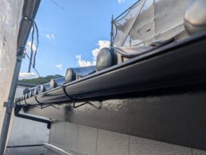 北九州市Y様邸 雨樋 塗装完了